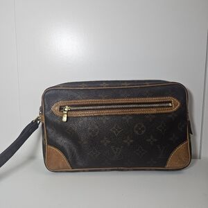 Authentic Louis Vuitton Marly Dragonne Clutch